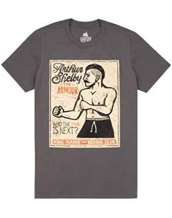 Peaky Blinders T-Shirt Herren Erwachsene Arthur Shelby Poster Boxing Club graue M von Peaky Blinders