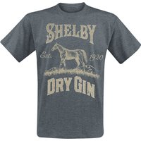 Peaky Blinders T-Shirt - Shelby Dry Gin - M bis 3XL - für Männer - Größe M - grau  - EMP exklusives Merchandise! von Peaky Blinders