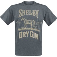 Peaky Blinders T-Shirt - Shelby Dry Gin - M bis 3XL - für Männer - Größe XL - grau  - EMP exklusives Merchandise! von Peaky Blinders