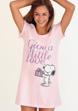 Große Größen: Sleepshirt, rosé, Gr.40/42 von Peanuts LM