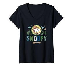 Damen Peanuts - Ranger Snoopy T-Shirt mit V-Ausschnitt von Peanuts