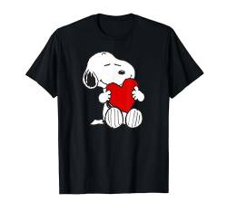 Peanuts, male, Valentine Snoopy Liebe T-Shirt von Peanuts