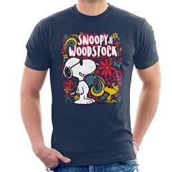 Peanuts 70s Floral Snoopy and Woodstock Men's T-Shirt von Peanuts