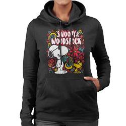 Peanuts 70s Floral Snoopy and Woodstock Women's Hooded Sweatshirt von Peanuts