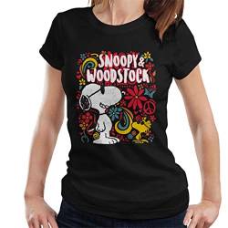 Peanuts 70s Floral Snoopy and Woodstock Women's T-Shirt von Peanuts