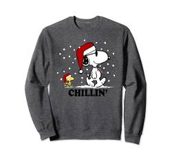 Peanuts Holiday Snoopy Schneefall Chillin ' Sweatshirt von Peanuts