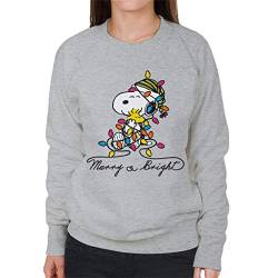 Peanuts Merry and Bright Snoopy Christmas Women's Sweatshirt von Peanuts