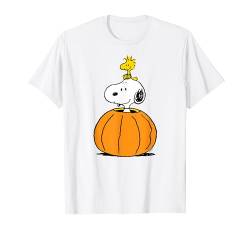 Peanuts - Snoopy Woodstock Kürbis T-Shirt von Peanuts
