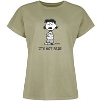 Peanuts T-Shirt - Sally Brown - It´s Not Fair! - M bis 3XL - für Damen - Größe L - grün  - EMP exklusives Merchandise! von Peanuts