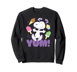 Peanuts Yum Snoopy Eiscreme Sweatshirt von Peanuts
