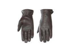 Lederhandschuhe PEARLWOOD "Travis" Gr. 10, braun (dark brown) Damen Handschuhe Fingerhandschuhe von Pearlwood