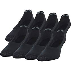 PEDS Women's Mesh Mid Cut No Show Socks, 8 Pairs, Black, Shoe Size: 5-10 von Peds