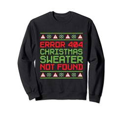 Error 404 Sweater Not Found Computer Christmas Sweatshirt von PeeKay Apparel - Christmas