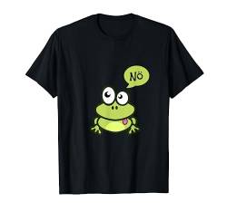 Lustiger Statement Frosch No Nö Simply Nö T-Shirt von PeeKay Apparel - Fun