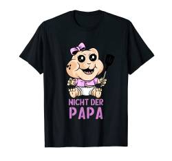 Lustiges Baby Dino TV-Wortspiel - Nicht der Papa T-Shirt von PeeKay Apparel - Fun