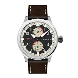 Pegoud Pilotage PG-9012-01 Mechanische Automatikuhr für Herren, Schwarz von Pégoud