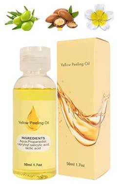 Oilex Natural Spots Whitening Yellow Peeling Oil, Super Strength Yellow Peeling Solution for Dark Skin,Oil Exfoliating, Skin for Body Dark Spot Face (1 Pcs) von Pelinuar