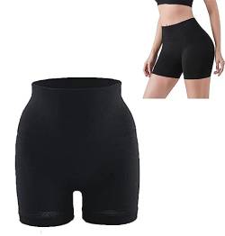 Pelinuar SHAPERMOV Ion Shaping Shorts - Comfort Breathable Fabric,Tummy Control Butt Lifting Shorts,Fiber Restoration Shaper,Butt Lifting Shorts for Women (Black, L/XL: 65-90kg) von Pelinuar