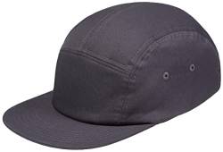 Pembroke® 5 Panel Cap, Jockey Cap, Baseball Kappe, 100% Baumwolle, Größenverstellbar, Anthrazit von Pembroke