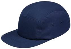 Pembroke® 5 Panel Cap, Jockey Cap, Baseball Kappe, 100% Baumwolle, Größenverstellbar, Navy von Pembroke