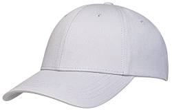 Pembroke® Basecap, Classic Baseball Cap, 100% Baumwolle, Damen und Herren, Einfarbig, Grau, Größenverstellbar von Pembroke