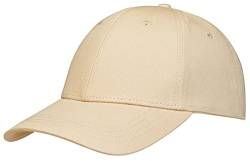 Pembroke® Basecap, Classic Baseball Cap, 100% Baumwolle, Damen und Herren, Einfarbig, Khaki, Größenverstellbar von Pembroke
