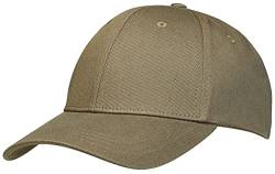 Pembroke® Basecap, Classic Baseball Cap, 100% Baumwolle, Damen und Herren, Einfarbig, Olive, Größenverstellbar von Pembroke