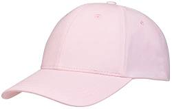 Pembroke® Basecap, Classic Baseball Cap, 100% Baumwolle, Damen und Herren, Einfarbig, Pastel Rosa, Größenverstellbar von Pembroke