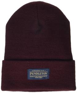 Pendleton Herren Beanie-Mütze, Wein, Einheitsgröße von Pendleton