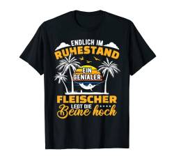 Ruhestand Lustig für Fleischer Rentner Abschied Rente T-Shirt von Pension und Rente Geschenke