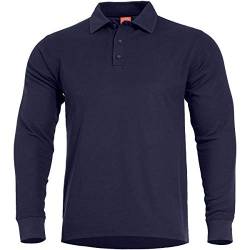 Pentagon Aniketos Polo Shirt Langarm Navy Blue von Pentagon