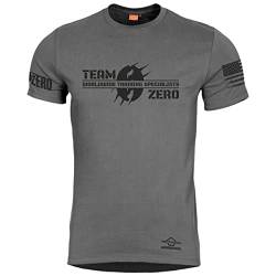Pentagon Herren Ageron Zero Edition WTS T-Shirt Wolf Grey Größe 3XL von Pentagon