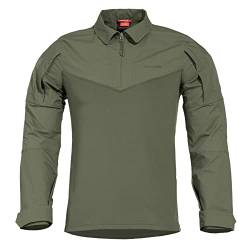 Pentagon Herren Ranger Shirt, Size-Medium, Colour-Camouflaged Freizeithemd, Grün (Brindle Green 06cg) von Pentagon