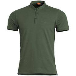 Pentagon Levantes Henley Shirt Camo Green, M, Oliv von Pentagon