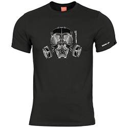 Pentagon T-Shirt Gas-Mask Schwarz, Schwarz, XL von Pentagon