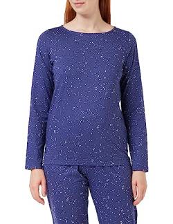 People Tree Damen Constellation L/SLV Pyjama-Top, blau, 36 von People Tree