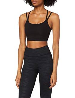 People Tree Damen Crop Top Yoga-Shirt, Schwarz, 42 von People Tree