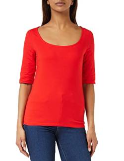 People Tree Damen Gabrielle Top T-Shirt, Red, 34 von People Tree