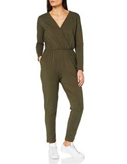 People Tree Damen Overall, Khaki, 42 von People Tree