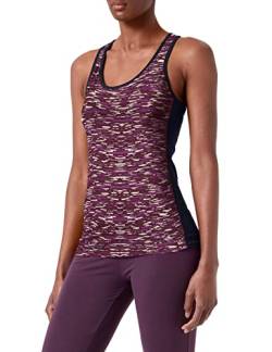 People Tree Damen Yoga Abstract Vest Pullunder, Mehrfarbig (Pink Multi Plx), 40 von People Tree