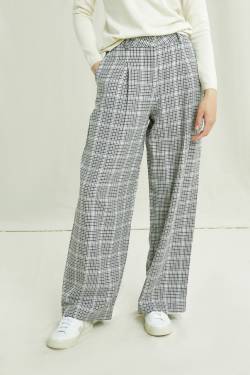 Adalee Checked Trousers aus Bio Baumwolle, Baumwolle von PeopleTree