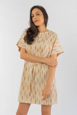 Christabel Ikat Dress aus Bio Baumwolle, Baumwolle von PeopleTree