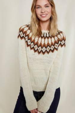 Effie Fairisle Jumper aus Wolle, Merino/Schafswolle von PeopleTree