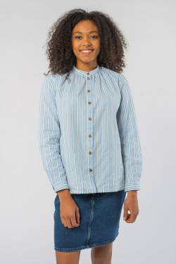 Kiara Stripe Shirt aus Bio Baumwolle, Baumwolle von PeopleTree