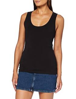 Peopletree Damen Lizzie Vest Top, Schwarz (Black Bk), 36 (Herstellergröße: 10) von Peopletree