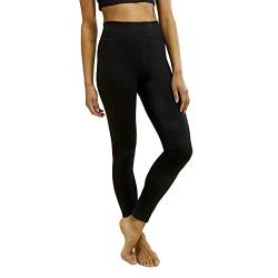 Peopletree Damen Yoga Leggings, Black, 16 von People Tree