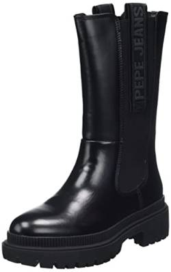 Pepe Jeans Damen BETTLE WILD Boots, 999BLACK, 39 EU von Pepe Jeans