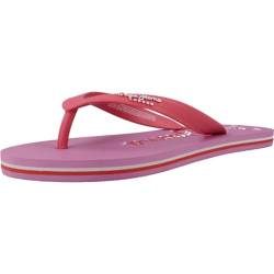 Pepe Jeans Damen Bay Beach Brand W Flip-Flop, Rot (Washed Red), 5 von Pepe Jeans