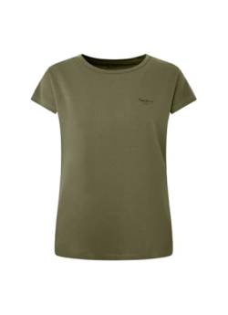 Pepe Jeans Damen Bloom T-Shirt, Green (Olivine Green), M von Pepe Jeans