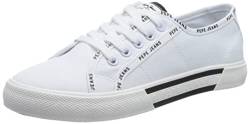 Pepe Jeans Damen Brady Rib W Sneaker, White, 36 EU von Pepe Jeans